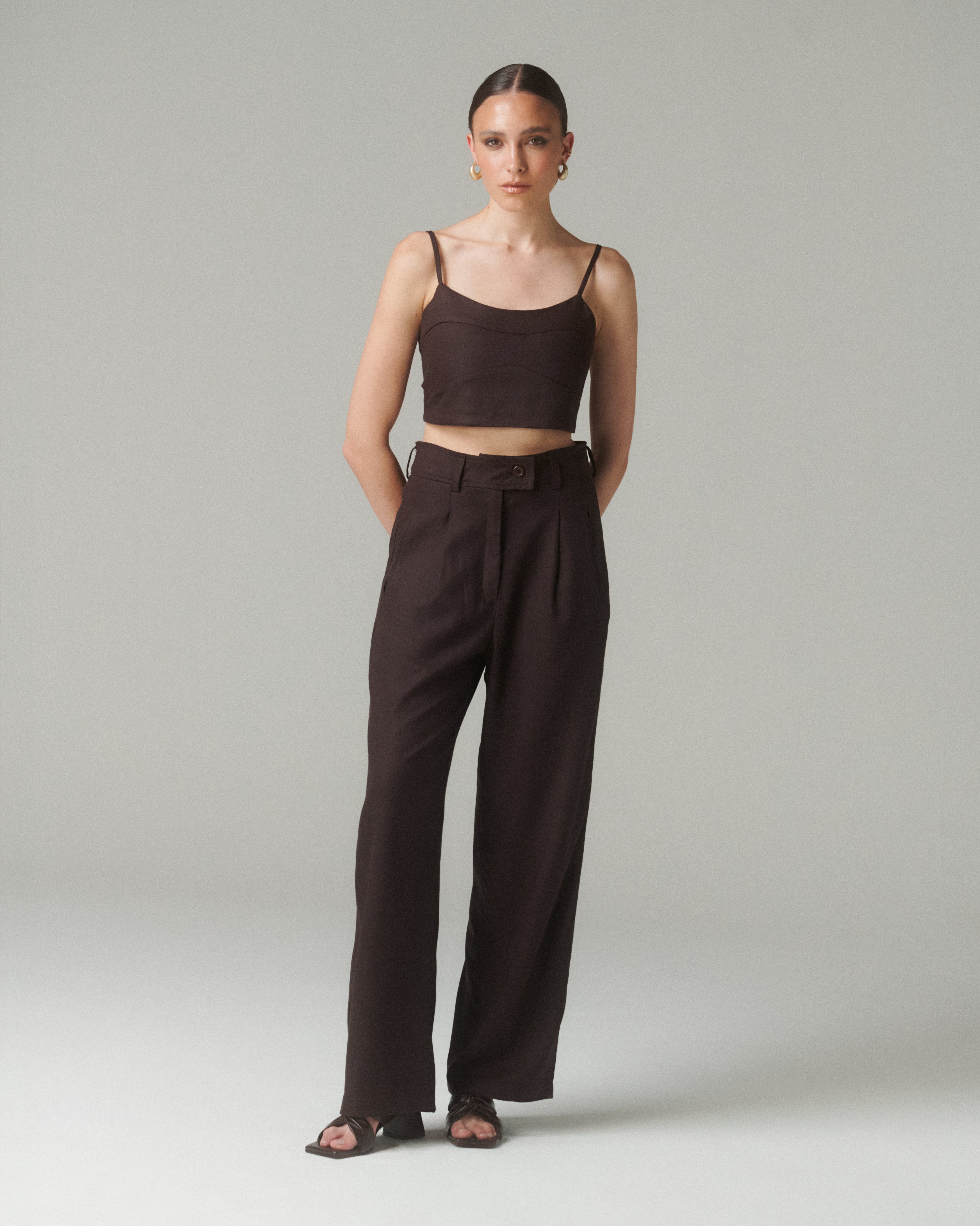 Pantalón Emma Café
