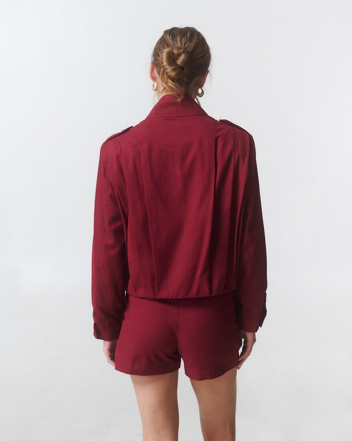 Chaqueta Bruna Burdeo