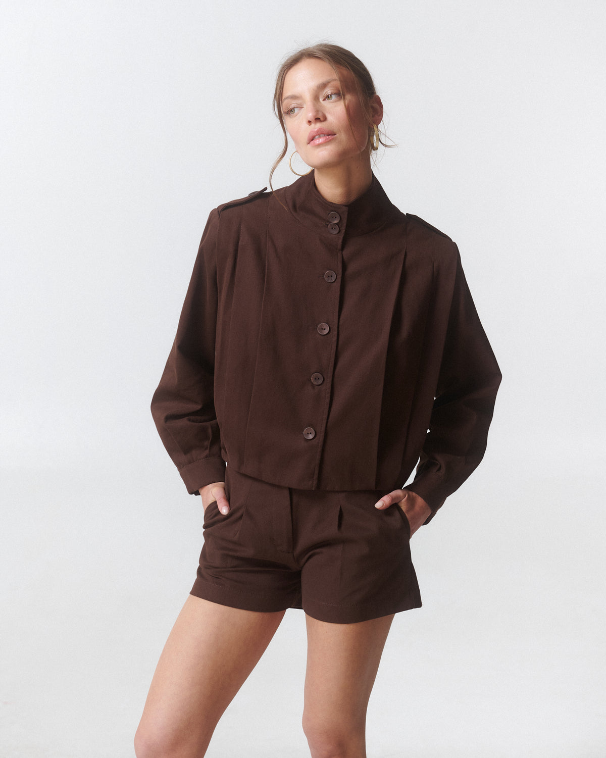 Chaqueta Bruna Café