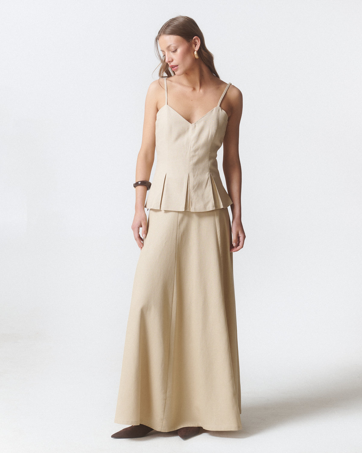 Falda Ona Beige