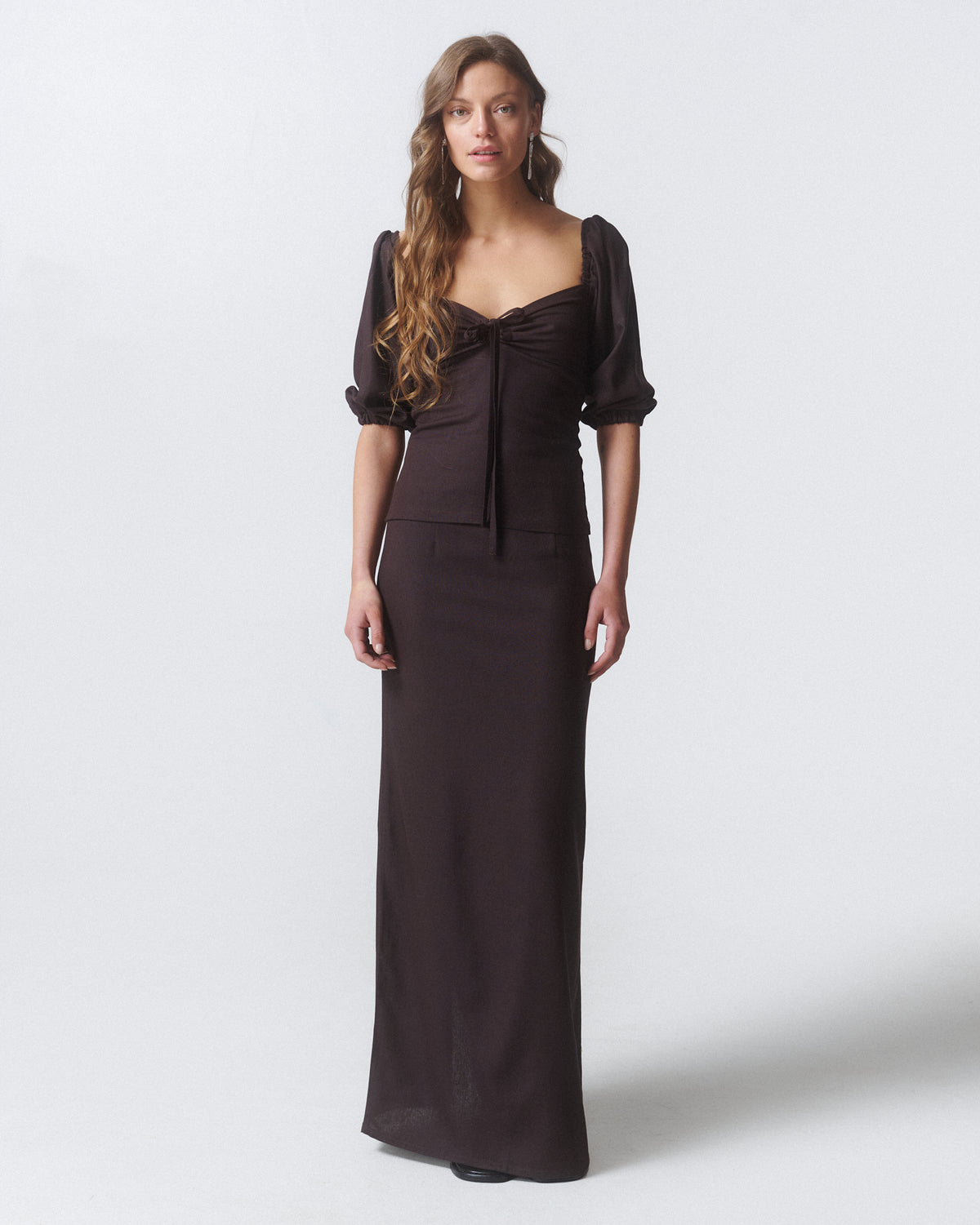 Blusa Sara Café