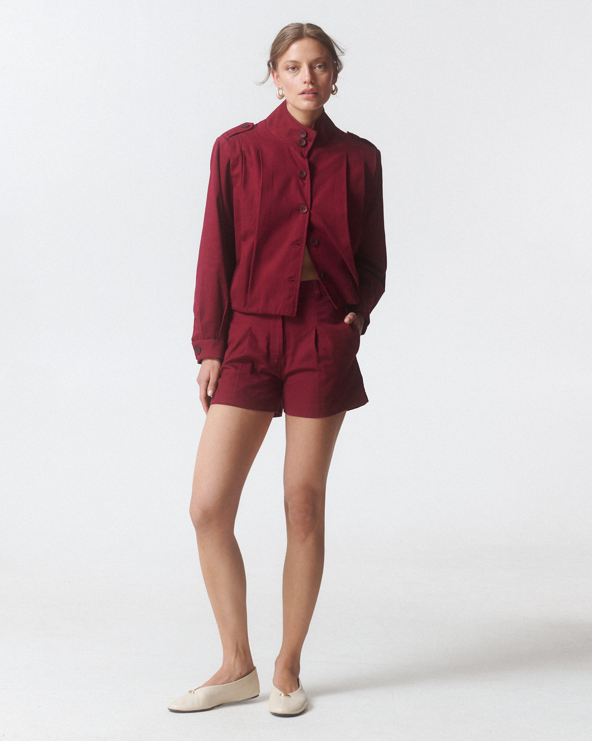 Short Llum Burdeo