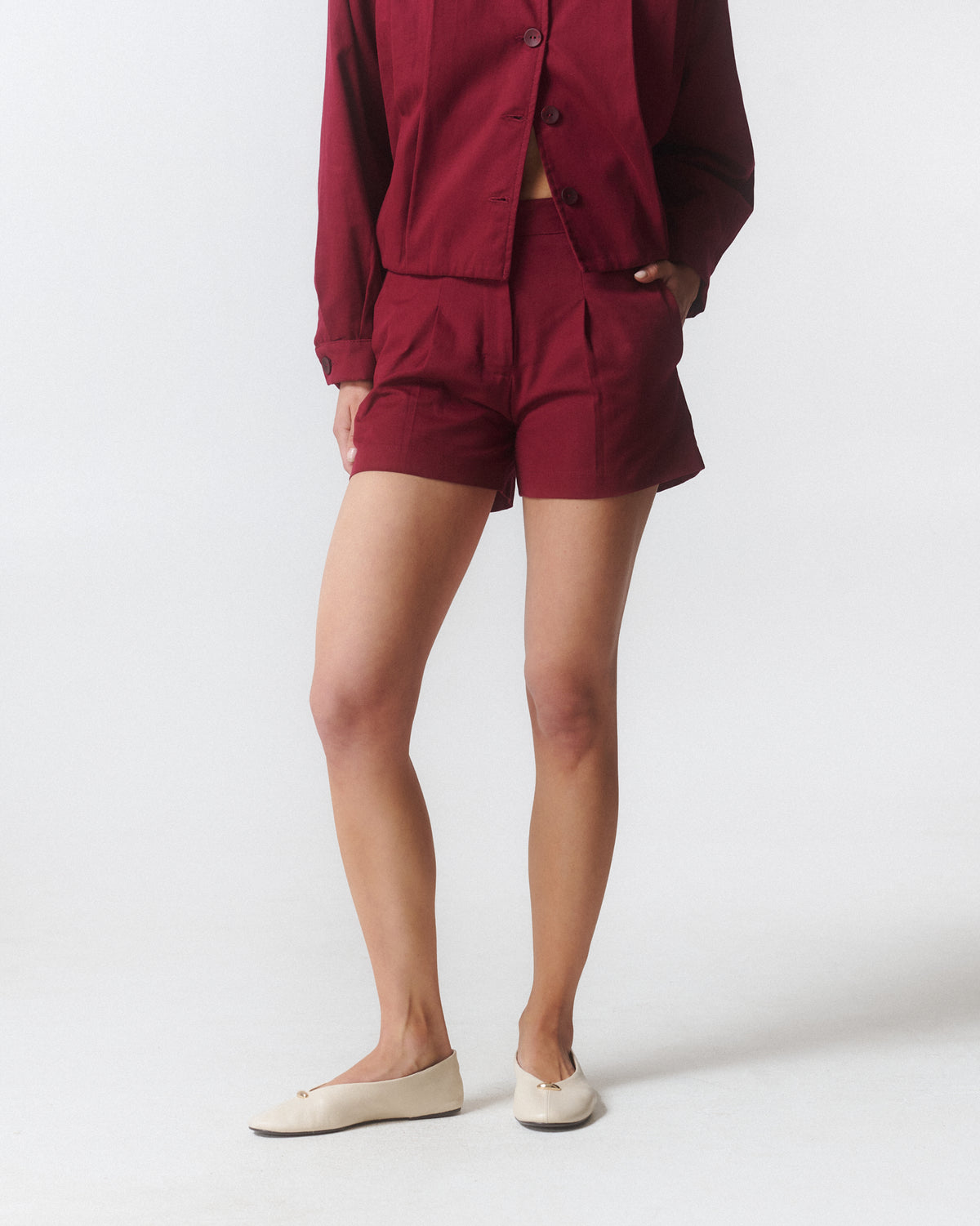 Short Llum Burdeo