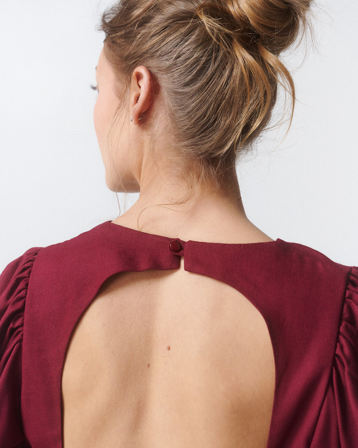 Blusa Aura Burdeo