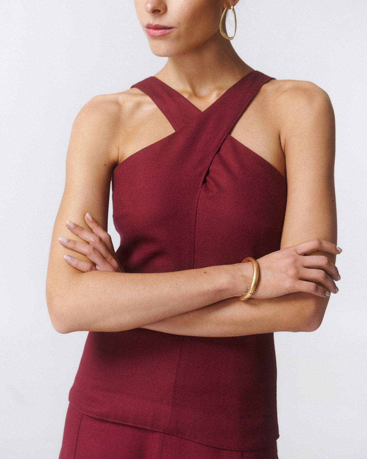 Blusa Mar Burdeo