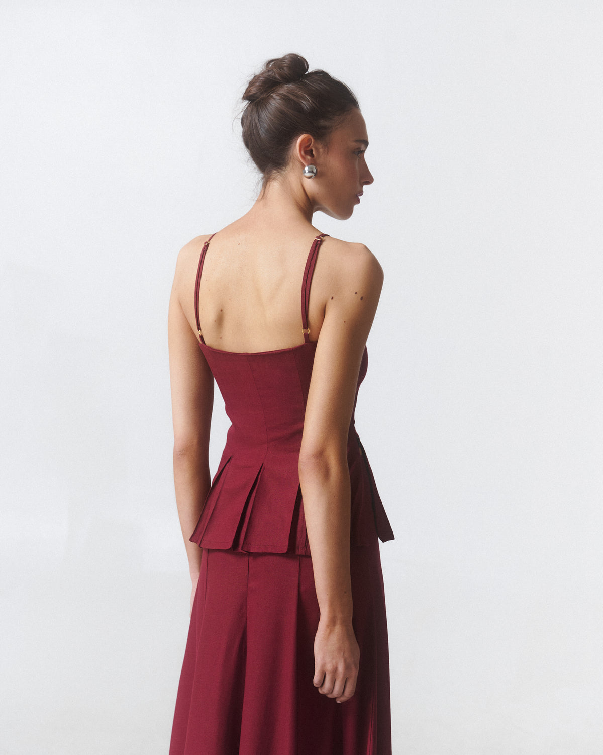 Blusa Estel Burdeo